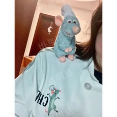 라따뚜이 소품 생쥐 인형 어깨띠 요리사 프랑스 귀여운 레미, 라따뚜이 (자석 없음)