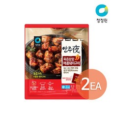 청정원 청정원 안주야 육즙팡팡 매콤돼지구이 400g x 2개