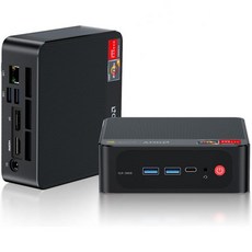 Beelink SER5 Pro 미니 PC AMD Ryzen 7 5700U8C16T 32GB DDR4 RAM 1TB NVMe SSD 트리플 디스플레이, R5-5500U 16G+500G