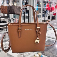 Michael Kors Jet Set Carryall 토트 엑스트라 스몰 크로스바디 XS 그래픽 로고 백 브랜드 명품