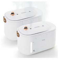 이노크아든 뉴트로 듀얼미스트 도시락 USB 무선 미니 가습기 2p, IA-MH400