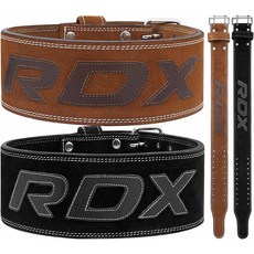 영국직배송 IPL 및 USPA 더블 프롱 체육 훈련용 레더 벨트 10mm 두께 4인치 허리 지지대 RDX 파워리프팅 벨트 - 스트롱맨 보, 단일옵션