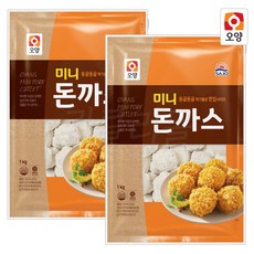 사조오양 미니돈까스 1kg, 2개