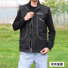 애견 훈련조끼 조련사 조끼 통풍 보호 훈련복 주머니, 1. M 블랙 (47-57kg), 1개