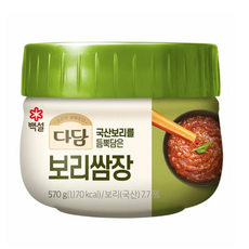 CJ 다담 보리쌈장 570g