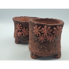 우암 수제화분 무유 중형 다육화분 도자기화분, 4번