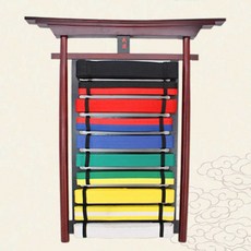 태권도띠 보관함 합기도 검도 도장 수납함, 디스플레이 스탠드 1(트랙 스트립 제외)