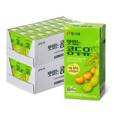 빙그레 맛있는 콩두유, 200ml, 144개