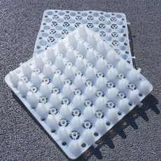  옥상 조경용 정원용 잔디 블루베리 배수판 드레인보드 깔망 검정 초록 하양 50x50 20장, 화이트 4cm 