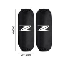 프론트 포크 프로텍터 리어 쇼크 업소버 가드 랩 커버 Z 가와사키 뉴 Z400 2019 Z1000 Z750, 02 260mm 2pcs, 02 260mm 2pcs