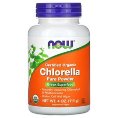 NOW Foods 클로렐라 순수 분말 113g(4oz), 1개, 113g
