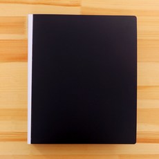 파일 43문서 원형 31.5inch형 a4데이터 놓을수있는 o구멍 통이넓은 서류철 루프리스, T02-A4삼공 블랙