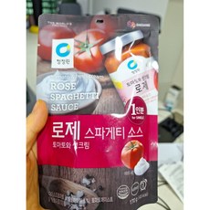 청정원 로제 스파게티소스 싱글파우치, 170g, 36개