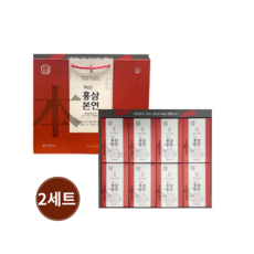 농협 한삼인 6년근 홍삼본연 선물세트 50ml 40포 X 2세트