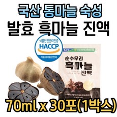 국산 통마늘 숙성 발효 흑마늘 추출 진액 즙 흙마늘 엑기스, 1개, 2100ml