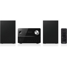 우퍼스피커 대형스피커 서브우퍼 음질좋은스피커 Pioneer X-EM26 CD 미니 컴포넌트 시스템 Bluetooth 및 Wide FM 호환 블랙 X-EM26B