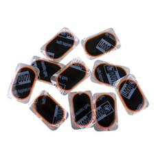 shangren 10pcs 32x50mm 자전거 타이어 패치 자체 접착 자전거 사이클링 타이어 펑크, 설명, 블랙 옐로우, 고무 면화, 블랙 옐로우, 1개