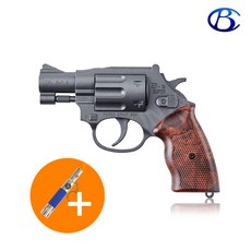 아이다헌트 호신용 권총 리볼버 가스건 가스총 가스분사기 후추 페퍼스프레이 최루탄 B-38S 아이다헌트, 진회색(다크그레이), 1개