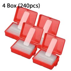 초강력 양면 접착 테이프 접촉 강력한 방수 탈착식 장착 벽 목재 타일 플라스틱, 240pcs with box