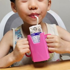 BRS 접이식 우유팩 홀더 우유팩잡이, 1개