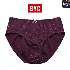BYC 면스판 미디 여성 위생팬티 2매 BY0405