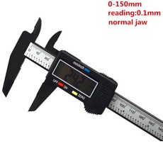 산업 수준 스테인리스 스틸 디지털 캘리퍼 전자 카본 마이크로미터 게이지 0 100mm 150mm 200mm 300mm, 0-150mm plastic, 1개