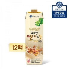 연세두유 아몬드 잣 두유, 12개, 1000ml
