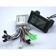 GREENTIME 36V 48V 350W 18A 브러시리스 DC 모터 컨트롤러 컨트롤러, 36V350W18A 및 SWLCD