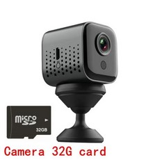고화질 1080P 소형 감시 카메라 모션 감지 홈 야외 카메라 모바일 원격 와이파이 보안 베이비 모니터, 01 USB_01 CHINA, 02 Camera 32G card
