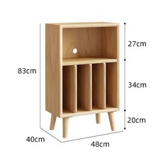 LP보관함 수납장 원목 거치대 캐비닛 엘피판 선반 엘피 우드 2단 3단, 우드 50x40x81 cm - 2단lp장