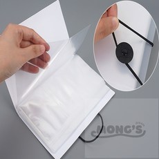 폴라로이드 포토카드 앨범 명함케이스, 120칸 - 투명