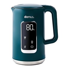 domus. 全不鏽鋼數位安心雙層電熱水壺 1.7L, DK-8728D(綠色)