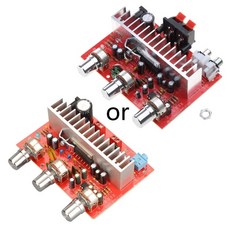 HA135 DC12V 50W 자동차 오디오 파워 앰프 보드 스테레오 듀얼 채널 조립