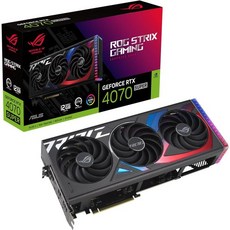 ASUS ROG Strix GeForce RTX 4070 SUPER 搭載 그래픽보드 12GB GDDR6X OC Edition DLSS3 ROG-STRIX-RTX4070S-O12