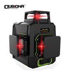 52.19 기간한정 클리어런스 clubiona professional 3d 12 라인 레드 빔 레이저 레벨기 셀프 레벨링 틸트 슬래시 기능, md12r, 1개 - slash