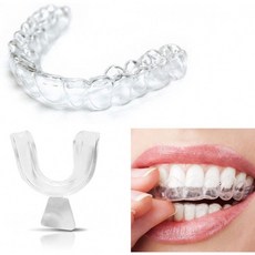 4PCS 투명 실리콘 Thermoform Mouldable 치과 입 가드 화이트닝 치아 트레이 Whitener 마우스 가드 케어, 1