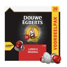 Douwe Egberts Lungo 6 Original 다우에 에그버츠 룽고 6 오리지널 20 팟 네스프레소 2팩