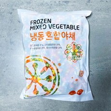 Lansea Frozen Mixed Vegetable 랜시 냉동 혼합야채, 1개, 1kg