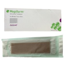 메피폼 중형 4cm x 30cm 5매 1상자 켈로이드 제왕절개 화상 수술 상처 흉터밴드, 1개