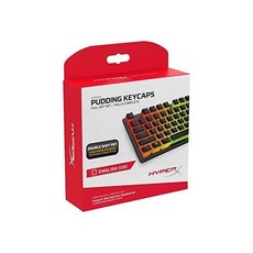 하이퍼엑스 푸딩 키캡 반투명 레이어가 있는 더블 샷 PBT 세트 기계식 키보드용, Black, Pudding Keycaps