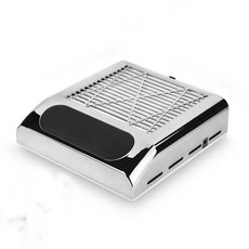 셀프 네일아트 홈 네일 흡진기 네일샵 전문가용 80W 고출력 한국형 220v 플러그 콘센트 증정 젤네일 먼지 흡입기, 실버 전문가용 80W 고출력 젤네일 흡입기 개