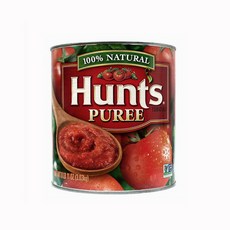 16 워니리 / 식자재 헌트 토마토퓨레 3.03kg 옥수수콘 파소스 토마토페이스트 토마토소스, 단일 수량
