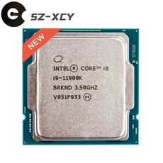 인텔 코어 i9-11900K 8 16 스레드 CPU 프로세서 i9 3.5 GHz 125W LGA 선풍기 없음 신제품, 한개옵션0 - 11900k