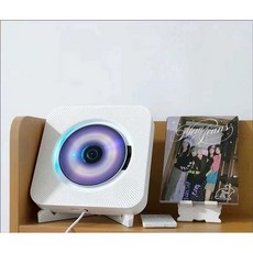 CD플레이어 벽걸이 감성 아날로그 레트로 사각 씨디피, 상세페이지 참고, 2. 검정 CD플레이어+삼각대 KC808