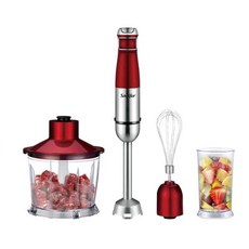 Sonifer-1000W 휴대용 블렌더 3 인 1 침수 전기 푸드 믹서 얼음 분쇄 주방 야채 그라인더 쵸퍼 과일 교반, 1개, 2) Blender Red - AU 플러그