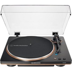 정품 오디오 테크니카 AT-LP70X 완전 자동 벨트 구동 턴테이블 - 블랙브론즈 199685, Black/Bronze