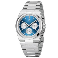 CEYADG Pagani Design 남성용 크로노그래프 시계 아날로그 손목 스테인리스 스틸 쿼츠 사파이어 유리 블랙. 패션