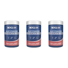 BIOGLAN 바이오글랜 글루코사민 콘드로이틴 MSM 180캡슐 X3, 3개, 180정
