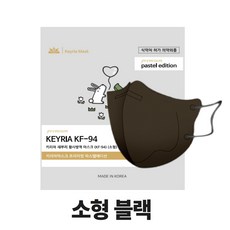 키리아새부리황사방역마스크(KF-94)(소형), 10매입, 10개, 블랙