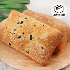 블랙올리브 치아바타 100g 21개입 (1박스) 냉동생지, 1개, 2.1kg